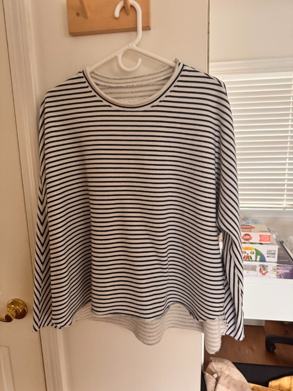 Frank & Eileen ANNA Navy French Stripe, Triple Fleece / S - Picture 5 of 6